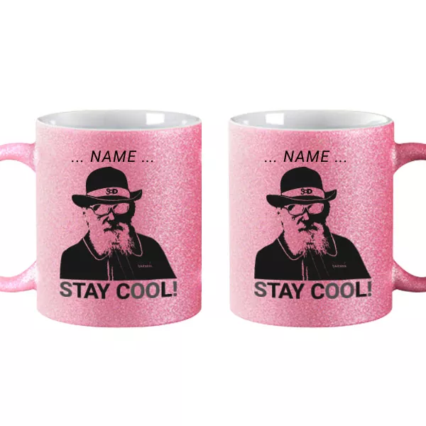 Sparkle Motiv-Tassen Stay Cool - pink - Bild