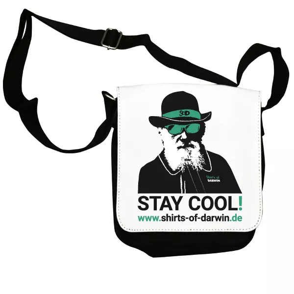 Festival- Party-Bag/Schultertasche mit Motiv Stay Cool! kaufen SOD-Grün - Bild