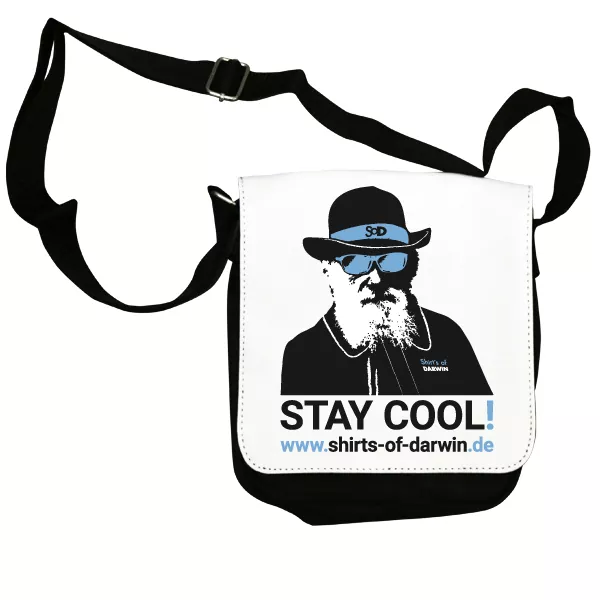 Festival- Party-Bag mit Motiv Stay Cool! kaufen SOD-Cyan - Bild