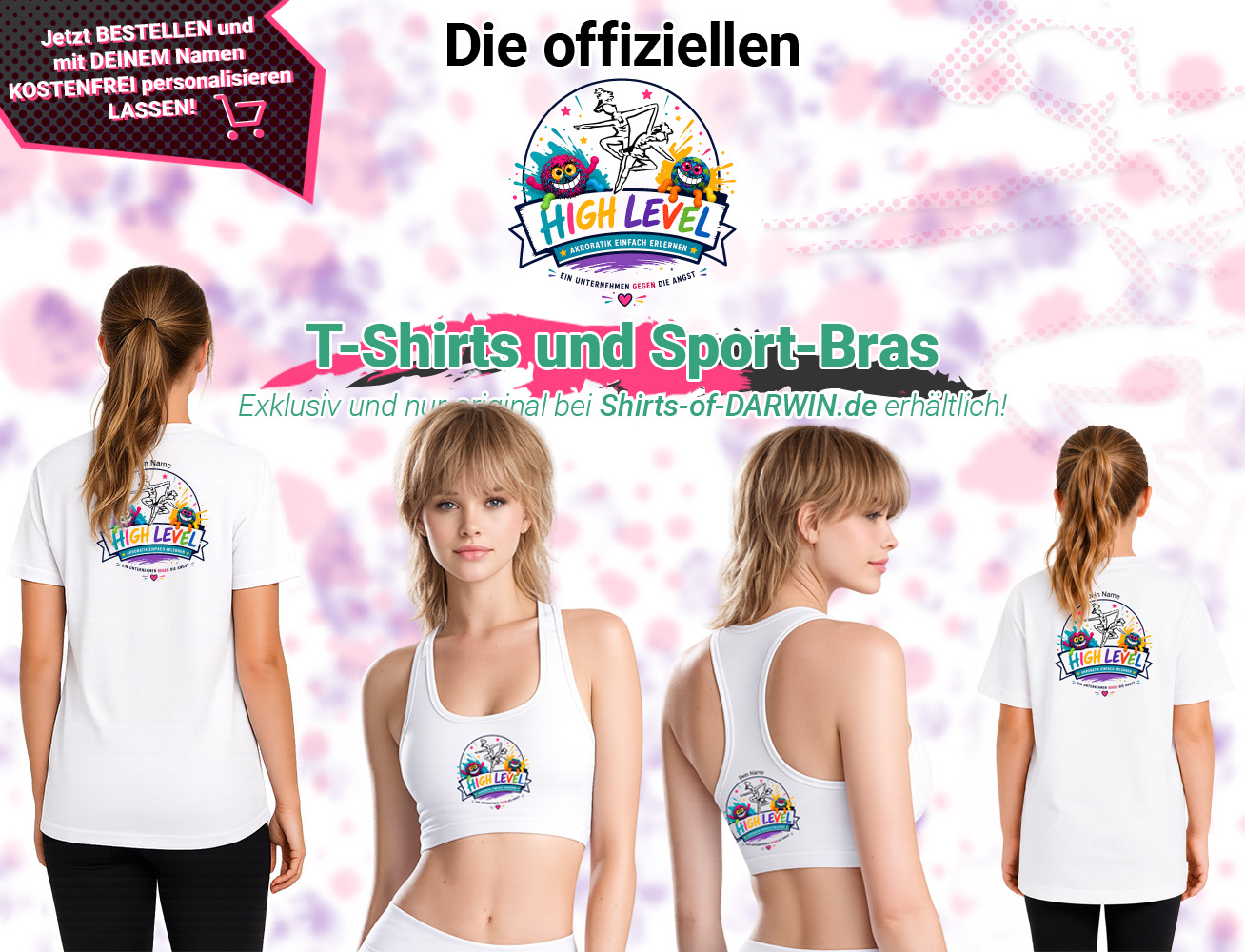 HIGH LEVEL Akrobatik T-Shirts & Tops bestellen - Bild