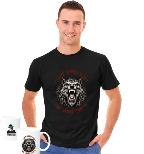 Werwolf wanna play T-Shirt kaufen sale - Bild