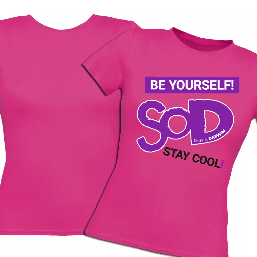 Motiv T-Shirts für Frauen - rosa - Bild