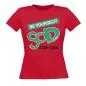 Mobile Preview: Be yourself - Stay cool Frauen T-Shirt - Bild