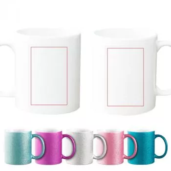 Glitzertasse - Sparkle Becher bedrucken - Bild