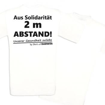 Coronavirus T-Shirt weiß - Unserer Gesundheit zuliebe - Bild