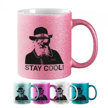 Sparkle Motiv-Tasse - Kaffeebecher - Stay Cool!