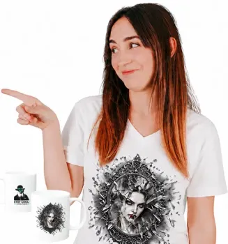 Vampir/Vampirin - Vamp Horror Gothic Shirt Sale - Bild