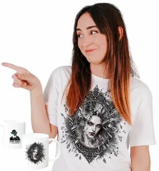 Vampir/Vampirin - Vamp Horror Gothic Shirt Sale - Bild