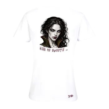 Preview: Vampirin Kiss me Gothic/Halloween T-Shirt - Bild