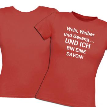 T-shirt bedrucken Women rot Shirts - Bild