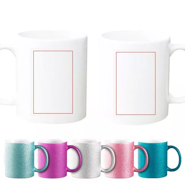 Glitzertasse - Sparkle Becher bedrucken - Bild