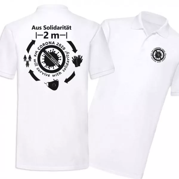 Coronavirus Polo-Hemd-Shirt 4 - Bild