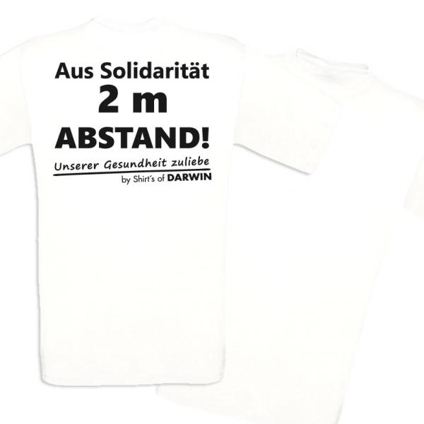 Coronavirus T-Shirt weiß - Unserer Gesundheit zuliebe - Bild