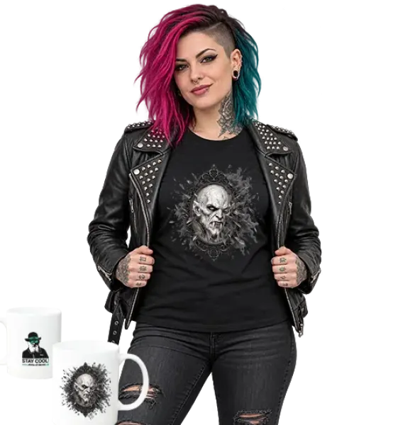 Nosferatu/Dracula Horror/Gothic T-Shirt kaufen - Bild