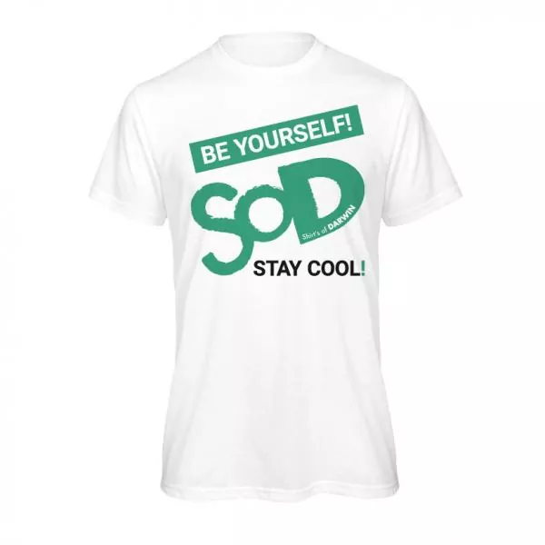 Motiv-T-Shirt Be yourself - Stay cool! | Design-T-Shirts - Bild