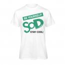 Motiv-T-Shirt Be yourself - Stay cool! | Design-T-Shirts - Bild